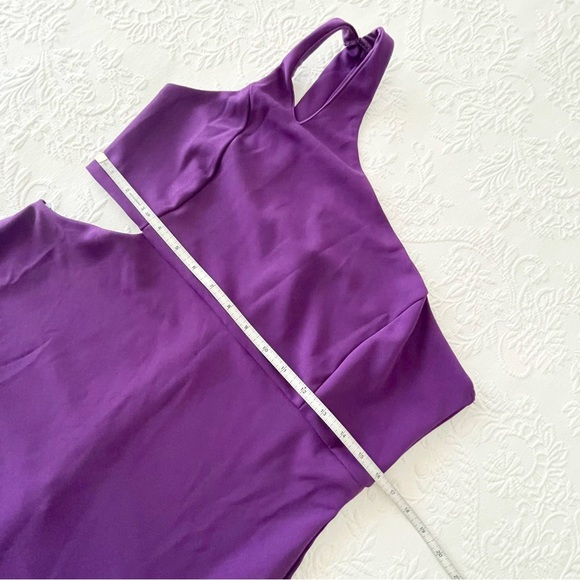 NWOT Lulus Simply Beautiful Purple One-Shoulder Cutout Maxi Dress XLarge - Picture 8 of 9
